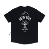 NEW ERA OUTDOOR NATURAL LOGO BLACK PERFORMANCE SHORT SLEEVE T-SHIRT