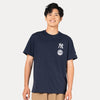 NEW YORK YANKEES LEAGUE MIX NAVY REGULAR SHORT SLEEVE T-SHIRT