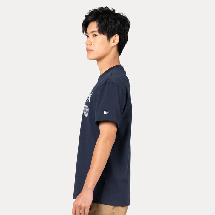 Yankees ボタンアップシャツ XL ネイビー Men's New York Yankees Navy Big & Tall Button-Up Shirt