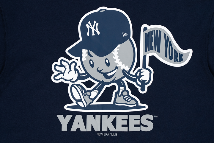 NEW YORK YANKEES LEAGUE MIX NAVY REGULAR SHORT SLEEVE T NEW YORK YANKEES LEAGUE MIX NAVY REGULAR SHORT SLEEVE T