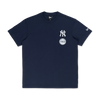 NEW YORK YANKEES LEAGUE MIX NAVY REGULAR SHORT SLEEVE T-SHIRT