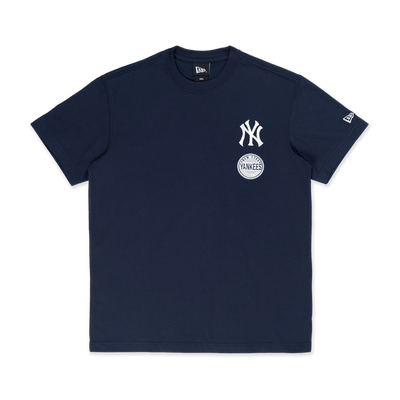 NEW YORK YANKEES LEAGUE MIX NAVY REGULAR SHORT SLEEVE T-SHIRT