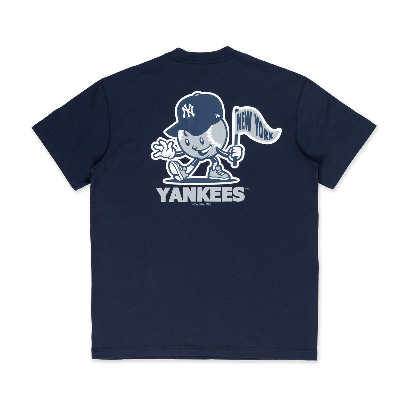 NEW YORK YANKEES LEAGUE MIX NAVY REGULAR SHORT SLEEVE T-SHIRT