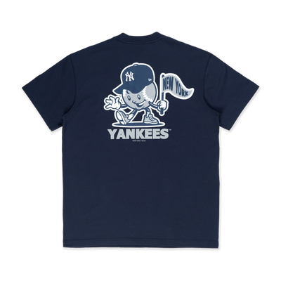 NEW YORK YANKEES LEAGUE MIX NAVY REGULAR SHORT SLEEVE T-SHIRT