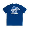 LOS ANGELES DODGERS LEAGUE MIX DARK ROYAL REGULAR SHORT SLEEVE T-SHIRT