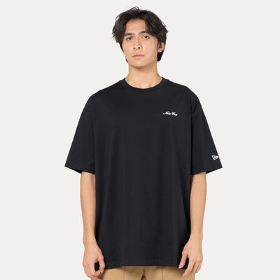 NEW ERA BASIC BLACK OVERSIZED SHORT SLEEVE T-SHIRT