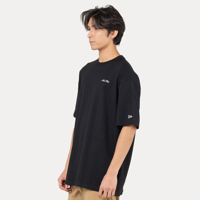 NEW ERA BASIC BLACK OVERSIZED SHORT SLEEVE T-SHIRT