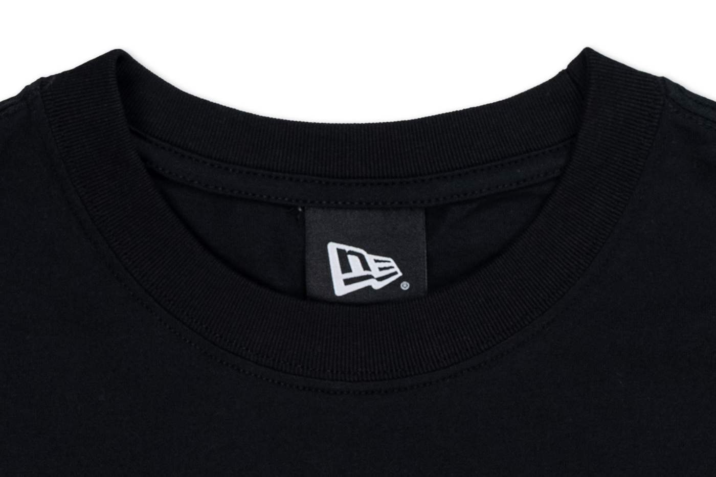 NEW ERA BASIC BLACK OVERSIZED SHORT SLEEVE T-SHIRT