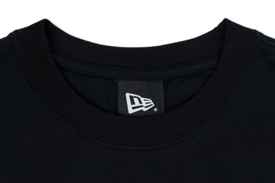 NEW ERA BASIC BLACK OVERSIZED SHORT SLEEVE T-SHIRT