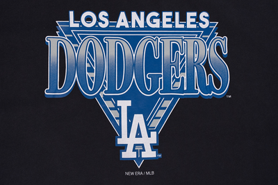 LOS ANGELES DODGERS LEAGUE RETRO BLACK WASH OVERSIZED SHORT SLEEVE T-SHIRT