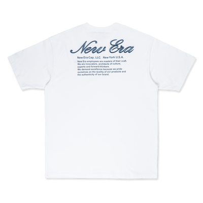 NEW ERA BASIC WHITE OVERSIZED SHORT SLEEVE T-SHIRT