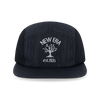 NEW ERA OUTDOOR NATURAL LOGO BLACK CAMPER CAP