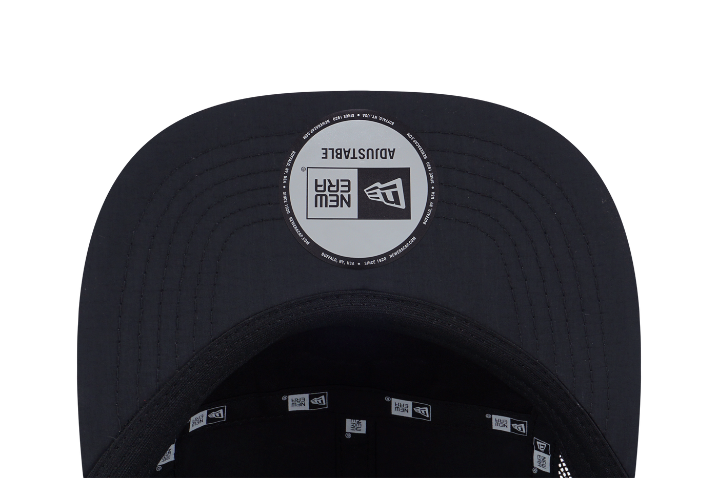 NEW ERA OUTDOOR NATURAL LOGO BLACK CAMPER CAP