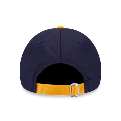 NEW ERA OUTDOOR BOLD COLOR A GOLD VISOR NAVY 9FORTY UNST CAP