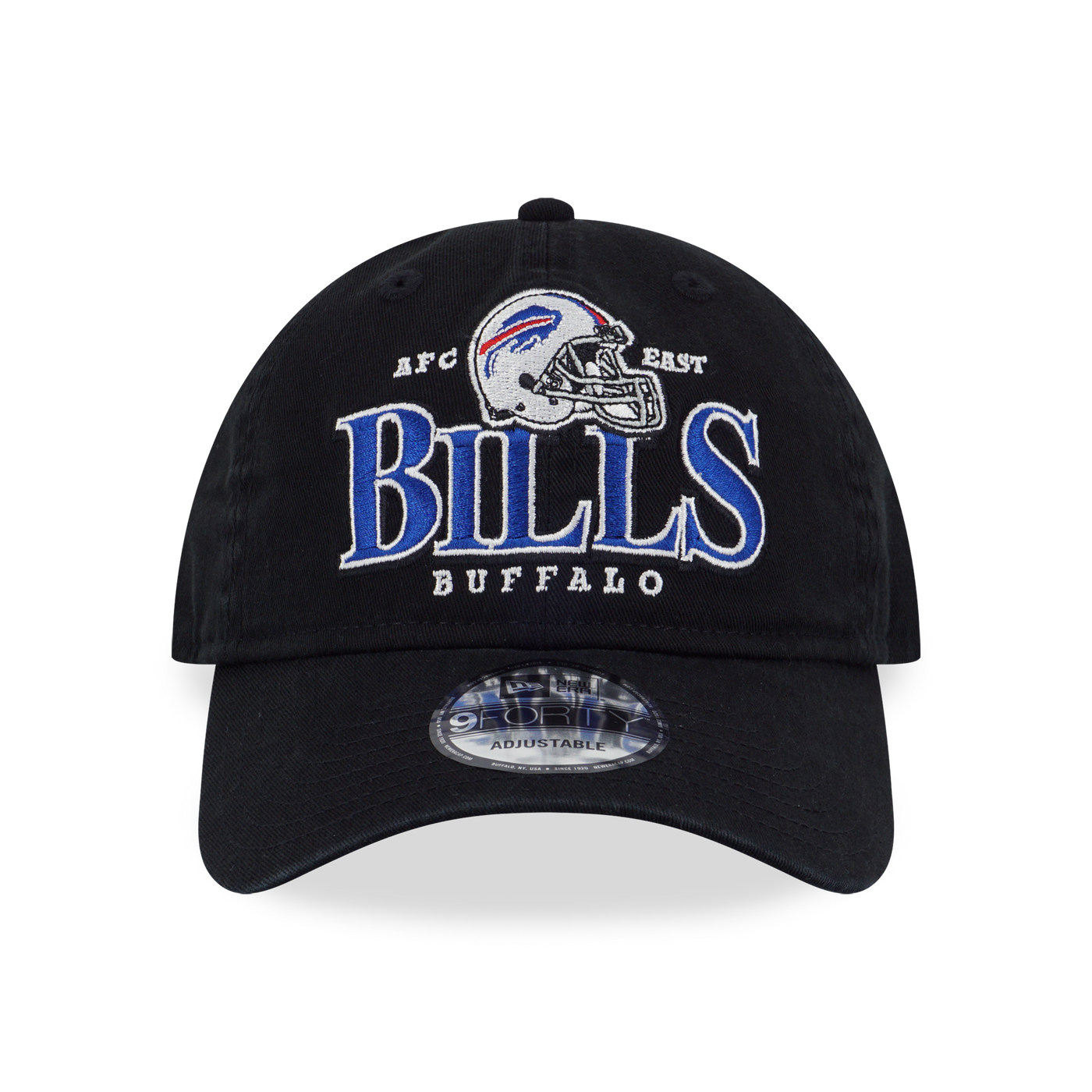 BUFFALO BILLS NFL HELMET BLACK 9FORTY UNST CAP
