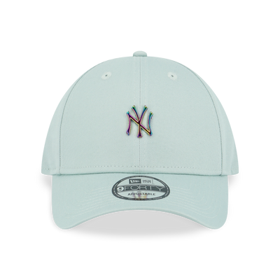 NEW YORK YANKEES MLB METAL BADGE FRESH MINT 9FORTY CAP