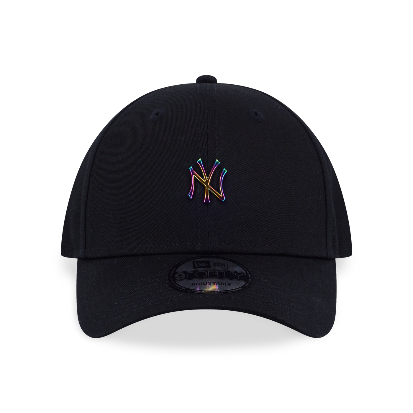 NEW YORK YANKEES MLB METAL BADGE BLACK 9FORTY CAP