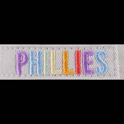 PHILADELPHIA PHILLIES LIGHT RAINBOW LAYERED LOGO IVORY 9TWENTY CAP