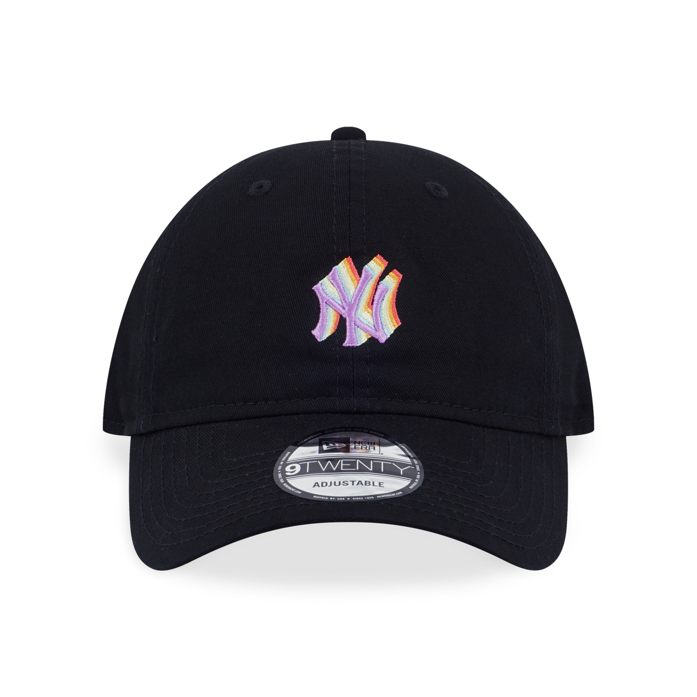 NEW YORK YANKEES LIGHT RAINBOW LAYERED LOGO BLACK 9TWENTY CAP New Era Hong Kong