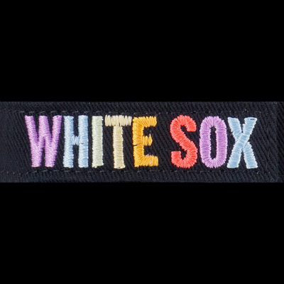 CHICAGO WHITE SOX LIGHT RAINBOW LAYERED LOGO BLACK 9TWENTY CAP