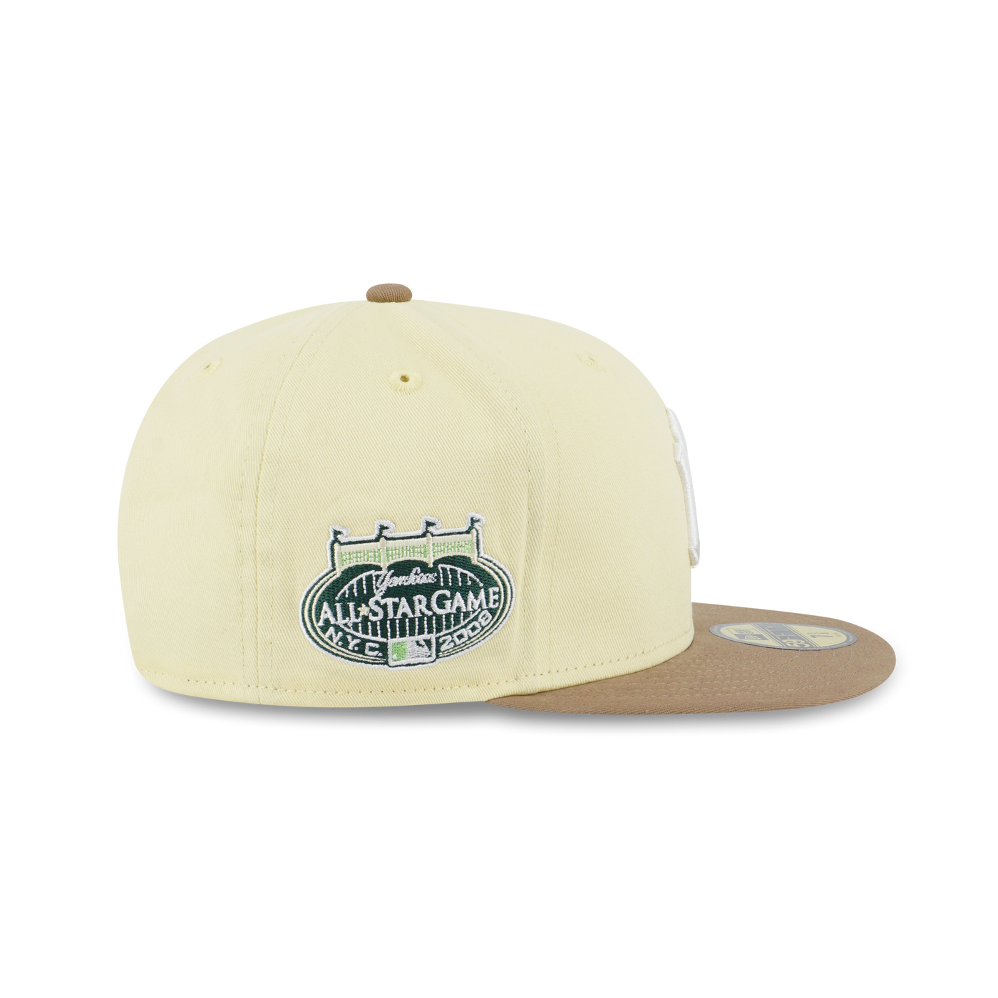 59FIFTY PACK - LEMON TEA NEW YORK YANKEES COOPERSTOWN KHAKI VISOR BABY YELLOW 59FIFTY CAP