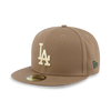 59FIFTY PACK - LEMON TEA LOS ANGELES DODGERS COOPERSTOWN KHAKI 59FIFTY CAP