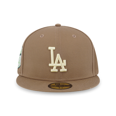 59FIFTY PACK - LEMON TEA LOS ANGELES DODGERS COOPERSTOWN KHAKI 59FIFTY CAP