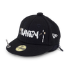 NEW ERA X FLAKEY (FRANKIE) REPREVE BLACK CAP POUCH KEYCHAIN