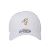 NEW ERA ESSENTIAL "NE" SCRIPT LOGO WHITE 9FORTY CAP