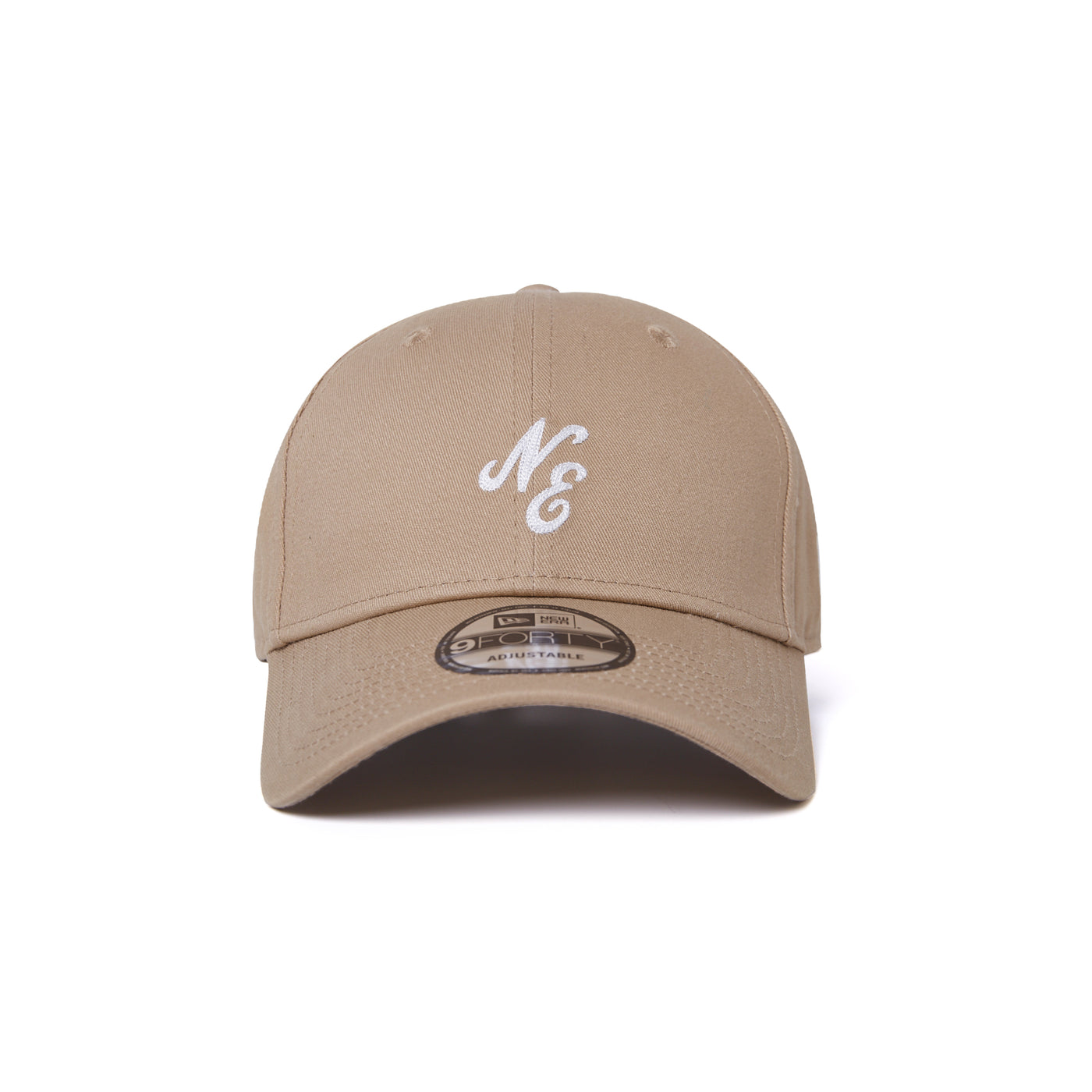 NEW ERA ESSENTIAL "NE" SCRIPT LOGO KHAKI 9FORTY CAP