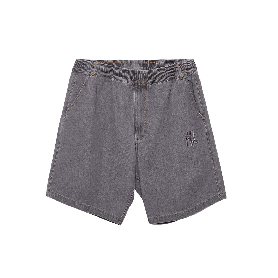 NEW YORK YANKEES GRADUATION PARTY GRAY WOVEN SHORTS