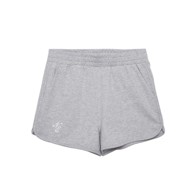 NEW ERA ESSENTIAL HEATHER GRAY WOMEN KNIT SHORTS