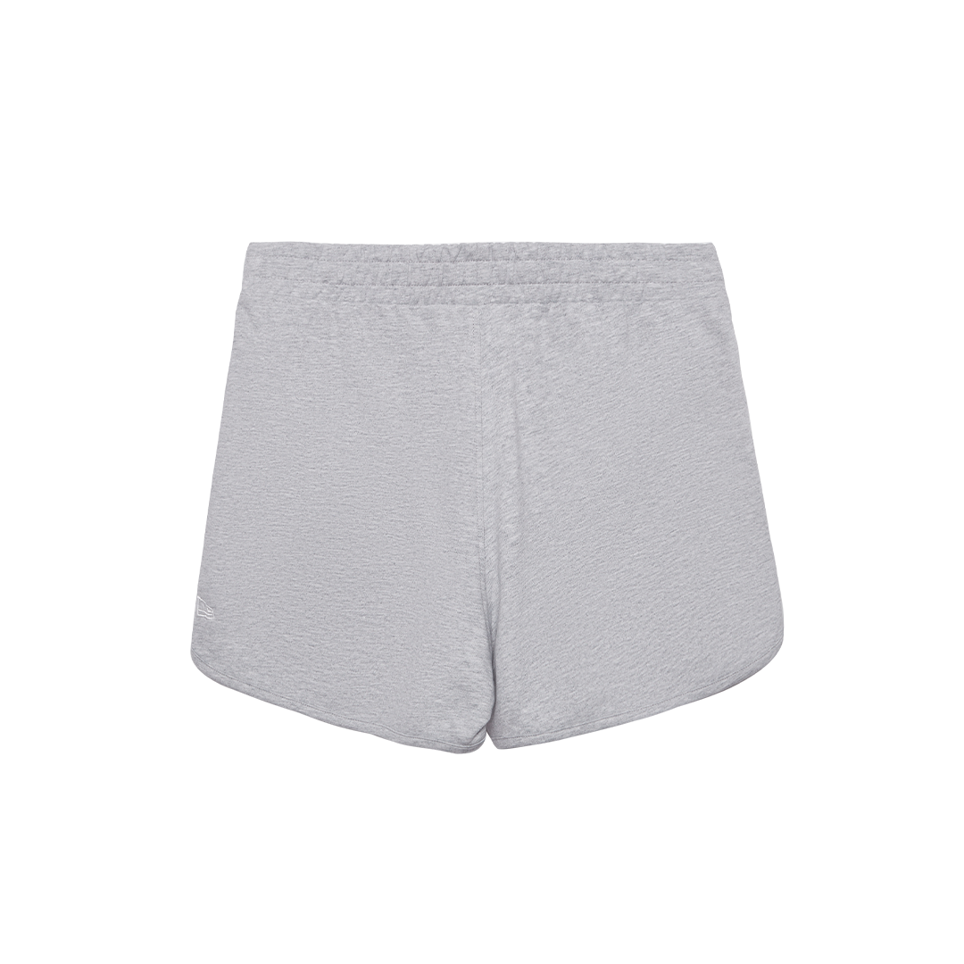 NEW ERA ESSENTIAL HEATHER GRAY WOMEN KNIT SHORTS