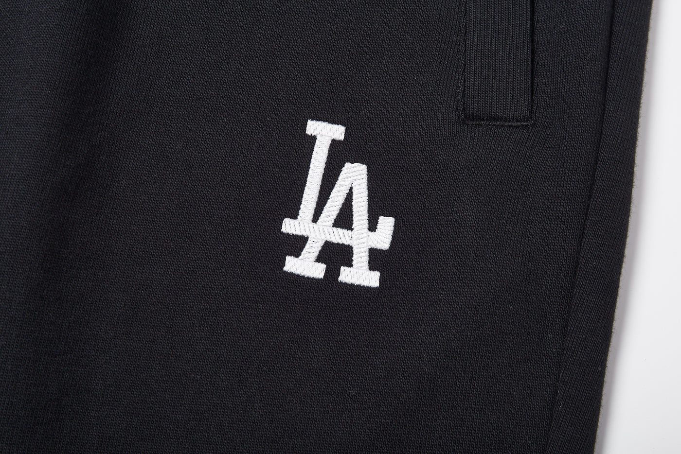 LOS ANGELES DODGERS BLACK ESSENTIAL KNIT SHORTS