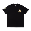 OAKLAND ATHLETICS COOPERSTOWN GAME DAY BLACK SHORT SLEEVE T-SHIRT