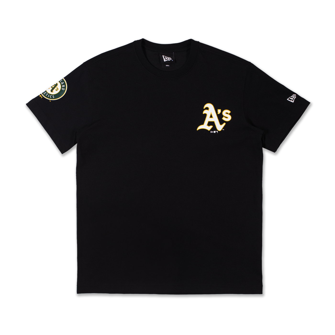 OAKLAND ATHLETICS COOPERSTOWN GAME DAY BLACK SHORT SLEEVE T-SHIRT