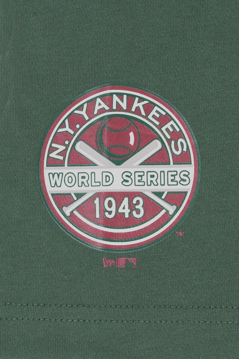 NEW YORK YANKEES COOPERSTOWN GAME DAY DARK GREEN SHORT SLEEVE T-SHIRT