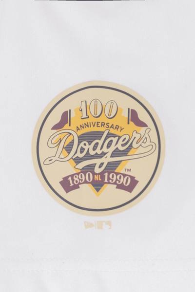 LOS ANGELES DODGERS COOPERSTOWN GAME DAY WHITE SHORT SLEEVE T-SHIRT