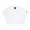 NEW ERA BASIC WHITE WOMEN CROP TEE