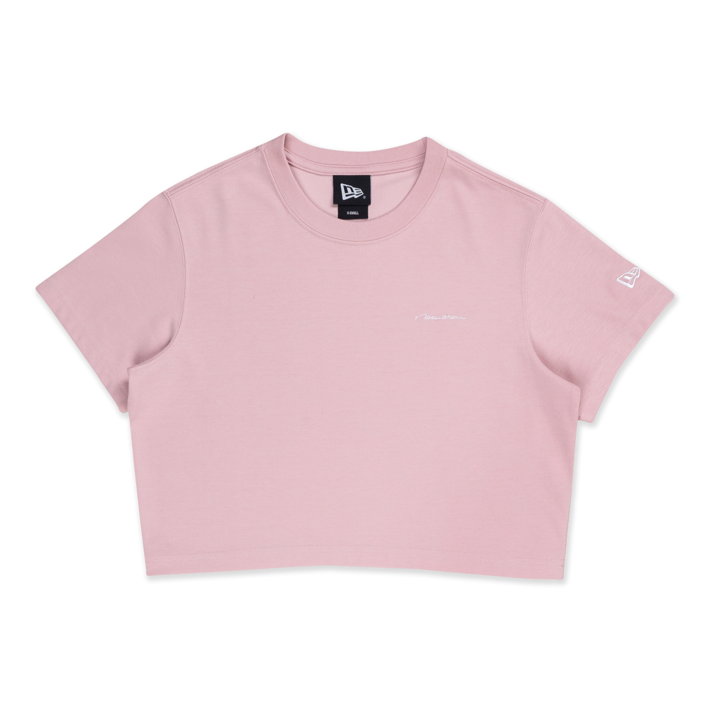 NEW ERA BASIC PINK WOMEN CROP TEE