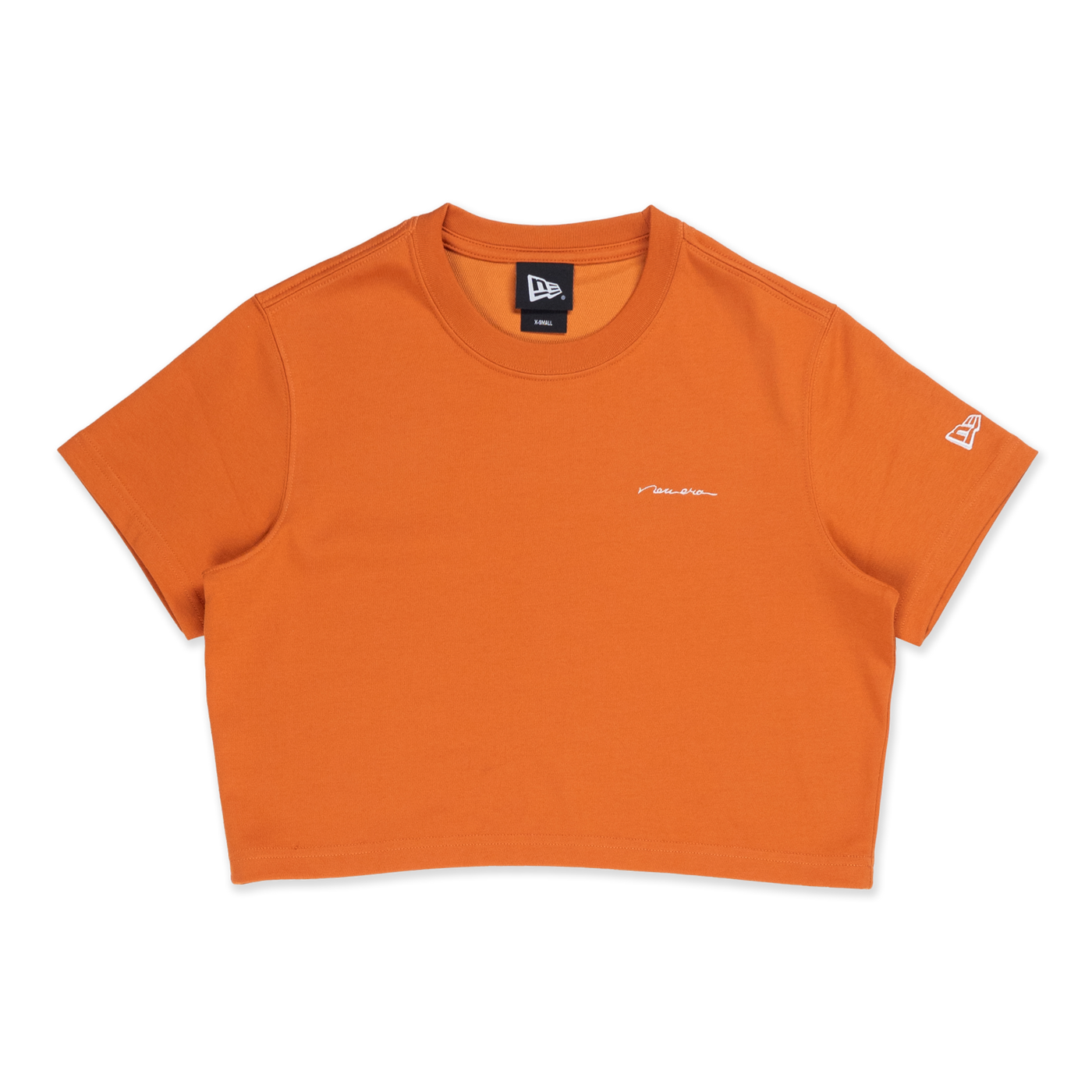 NEW ERA BASIC ORANGE WOMEN CROP TEE