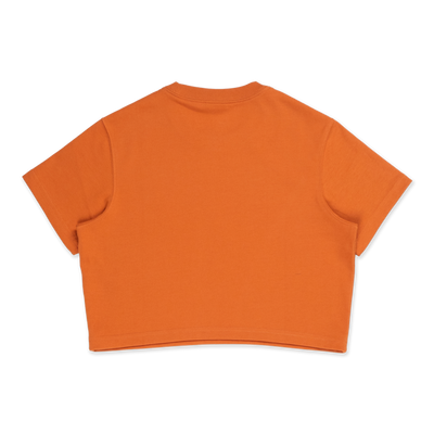 NEW ERA BASIC ORANGE WOMEN CROP TEE