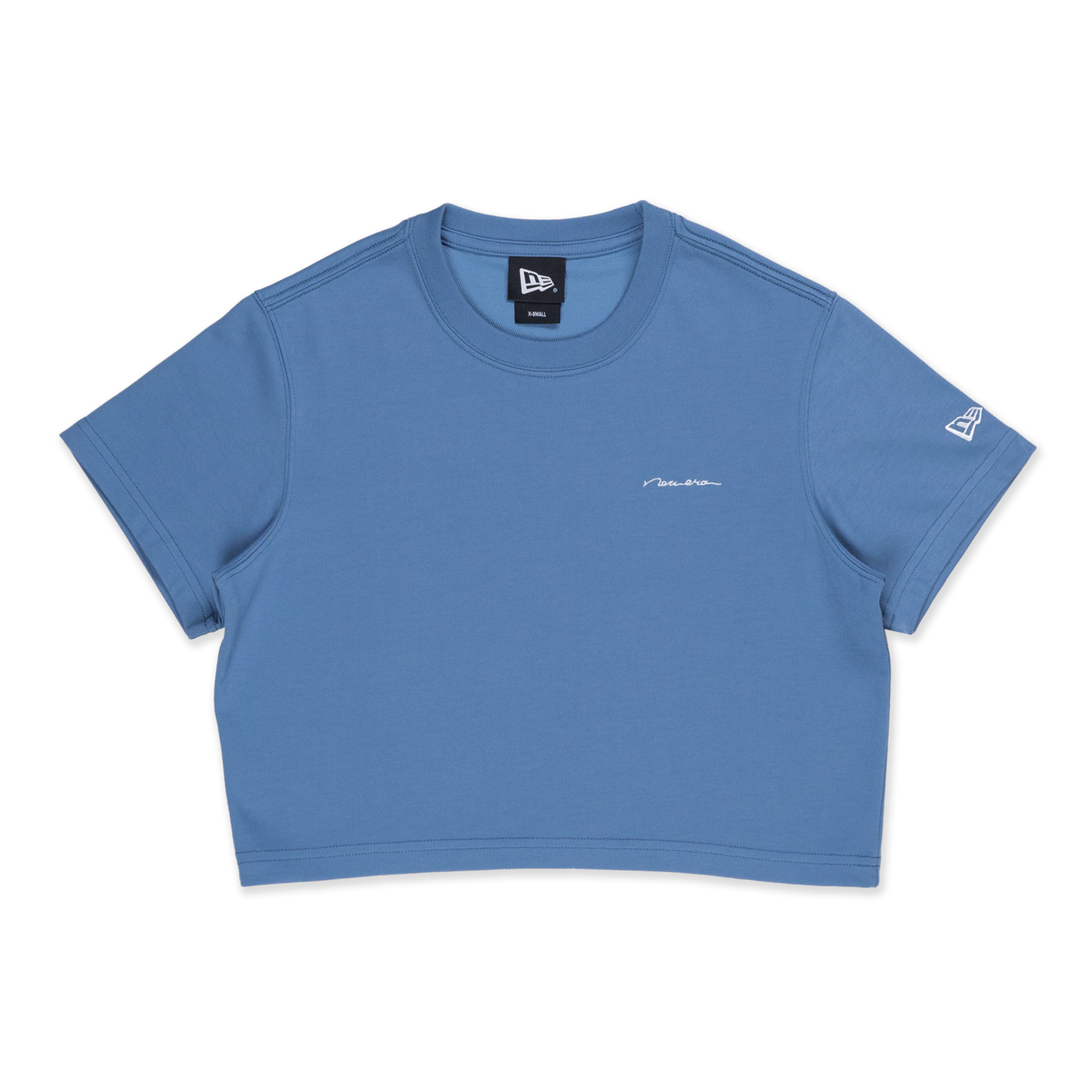 NEW ERA BASIC BLUE WOMEN CROP TEE