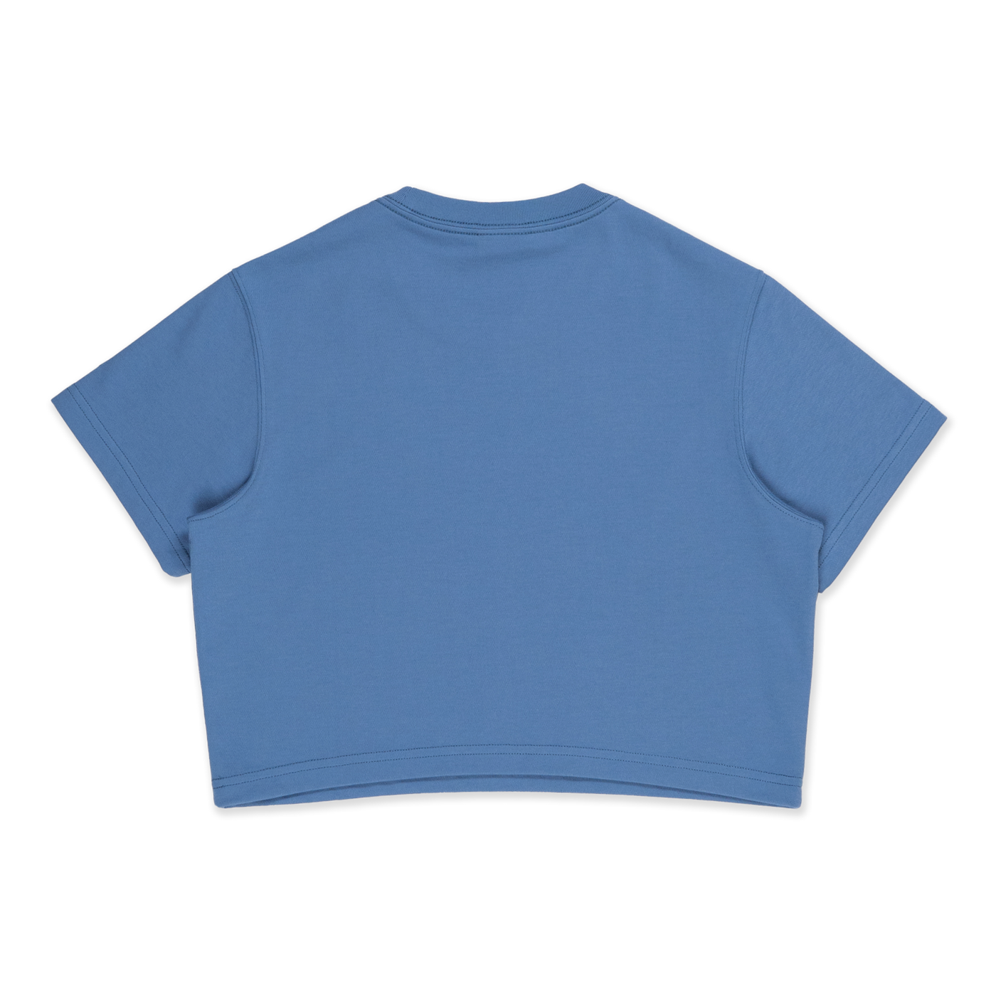 NEW ERA BASIC BLUE WOMEN CROP TEE