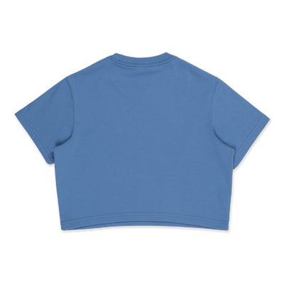 NEW ERA BASIC BLUE WOMEN CROP TEE