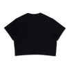 NEW ERA BASIC BLACK WOMEN CROP TEE