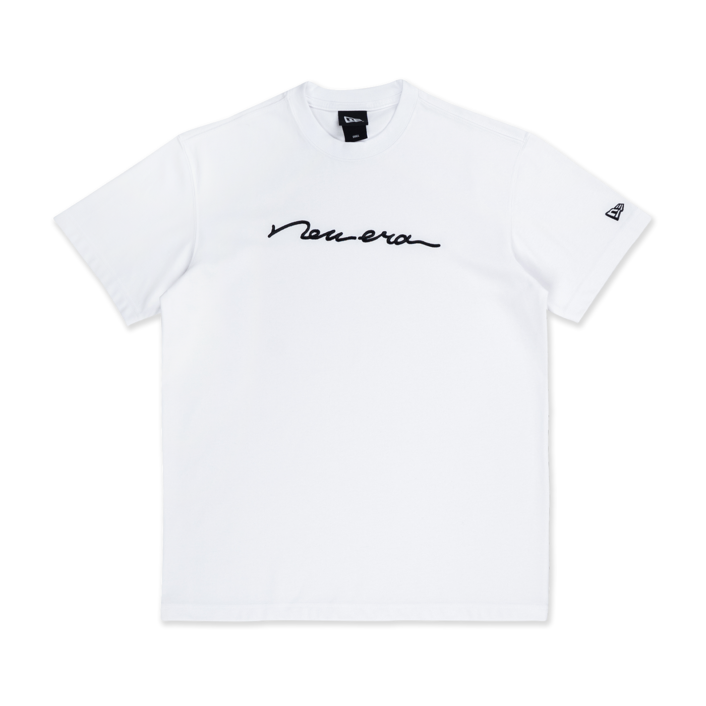 NEW ERA SCRIPT LOGO WHITE SHORT SLEEVE T-SHIRT