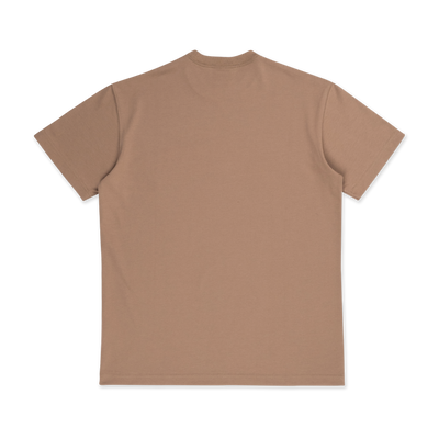 NEW ERA SCRIPT LOGO KHAKI SHORT SLEEVE T-SHIRT