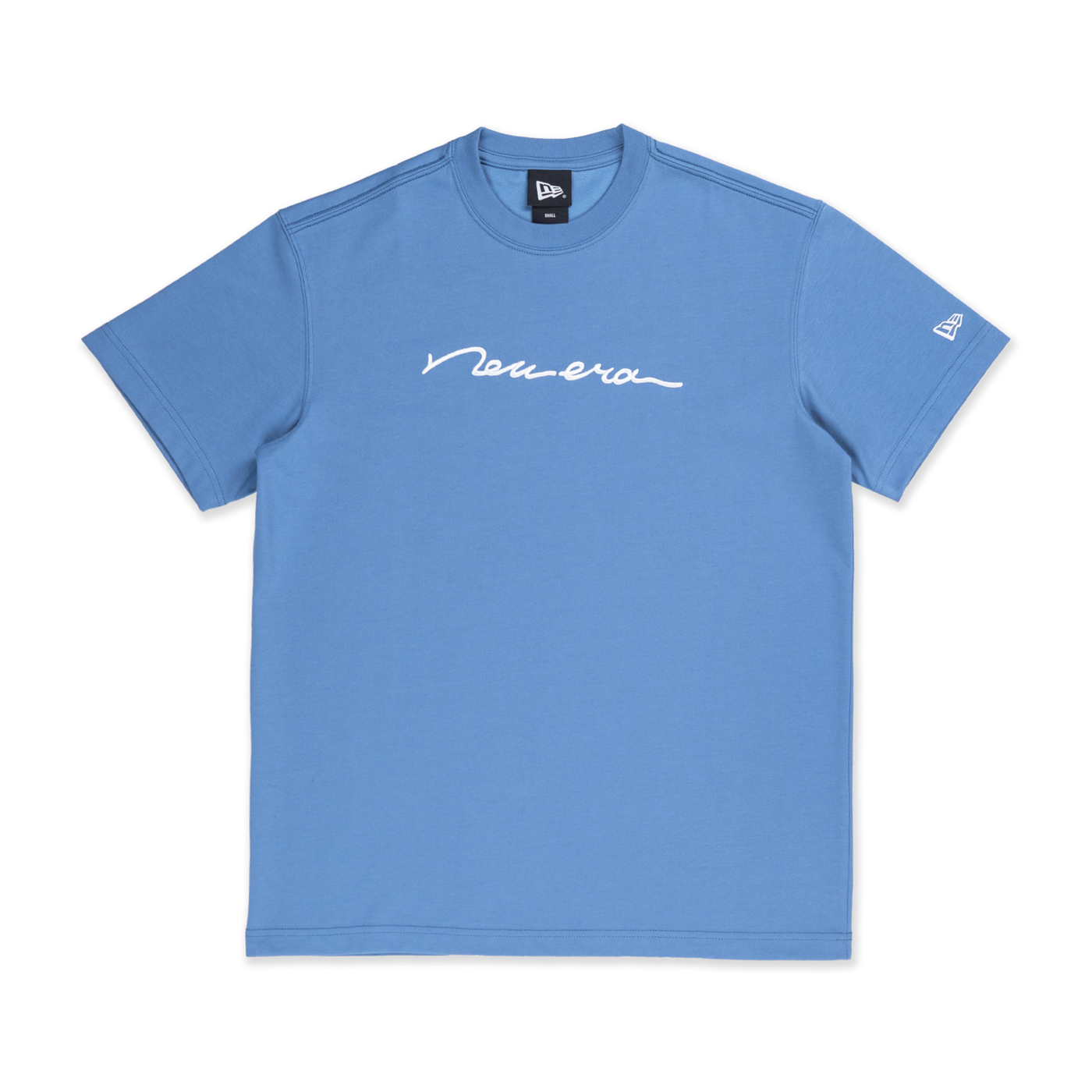 NEW ERA SCRIPT LOGO BLUE SHORT SLEEVE T-SHIRT