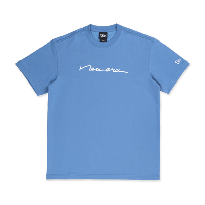 NEW ERA SCRIPT LOGO BLUE SHORT SLEEVE T-SHIRT